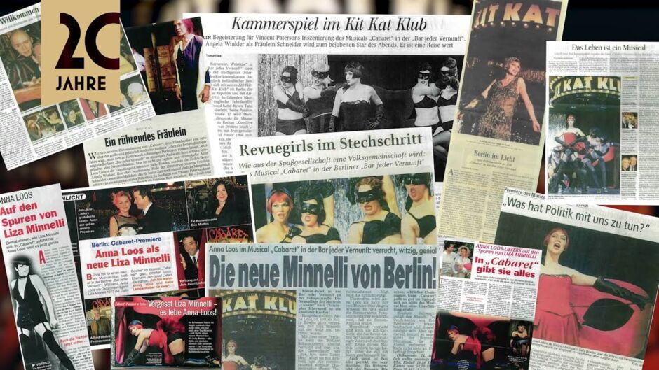 20 Jahre CABARET – Das Berlin-Musical | Ein Rückblick | BAR JEDER VERNUNFT & TIPI AM KANZLERAMT